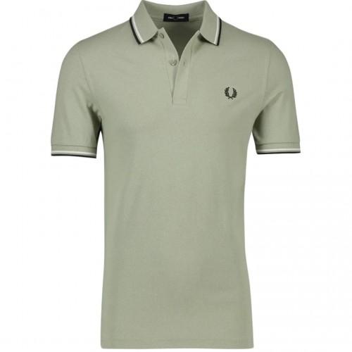 Fred Perry Mens Double Tipped Collar Polo Shirt