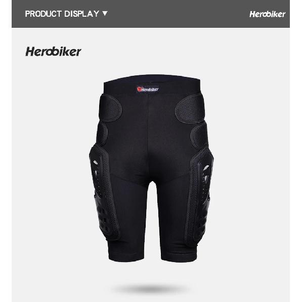 HEROBIKER Motocross Shorts Protector Motorcycle Shorts Moto Protective Gear Armor Pants Hip Protection Riding Racing Equipment