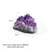 1 Stück Natürlicher Amethyst-Erzstein-Cluster Unregelmäßiger Edelstein Feiertagsgeschenke Heim-Aquarium-Dekorationen Wohnzimmer-Laden-Dekor