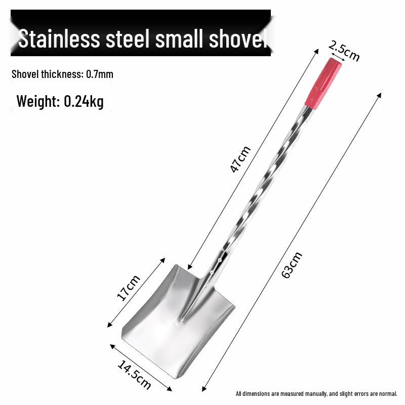 Stainless Steel Multipurpose Garden Shovel for Fishing, Beach, and Outdoor Weeding