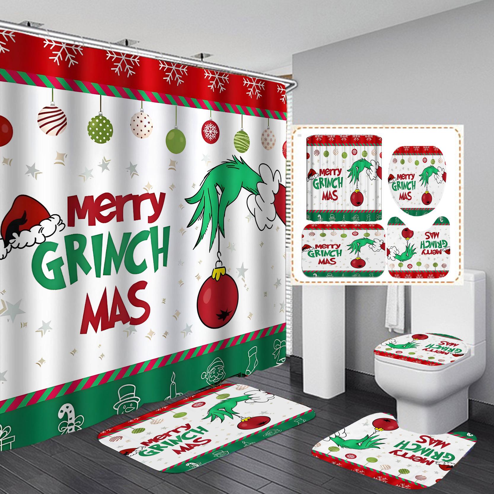 

Американська шторка для душу у ванній кімнаті Водонепроникна шторка для душу в туалеті без ударів 150x180-320g