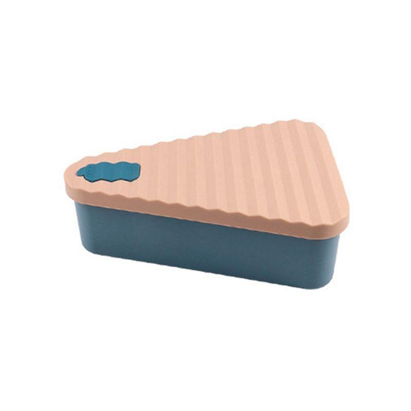 

AEE4-Pizza Leftover Storage Container,Reusable Pizza Slicone Container,Silicone Food Container