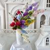 Artificial Lavender Flowers For Wedding Decor And Photo Props With Silk Material