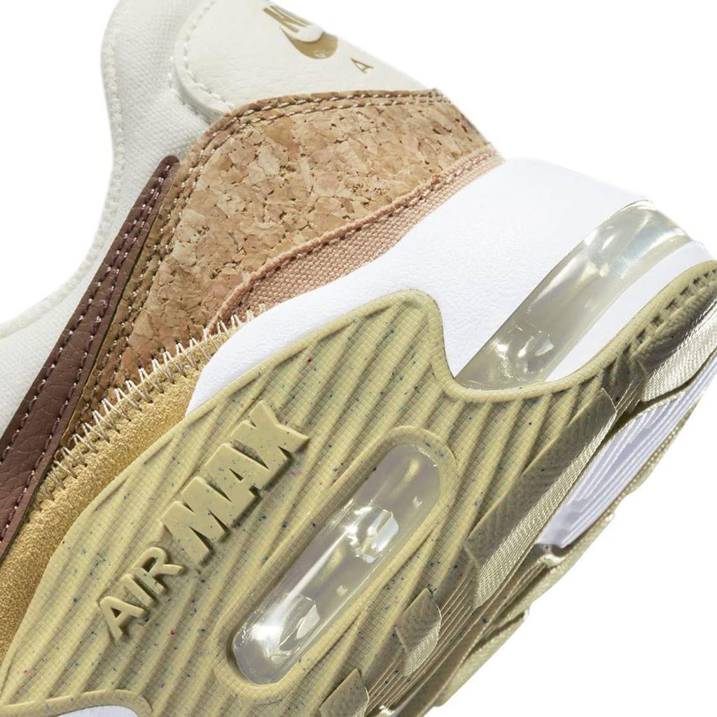 Air Max Excee W AIR MAX EXCEE Nike Japan Authentic Product [Nike] White/Beige/Brown DJ1975-001 25.0cm