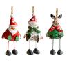 Resin Iron Christmas Ornament Decoration Kit for Home Window and Tree Holiday Decor 5 12cm Red Green White Color