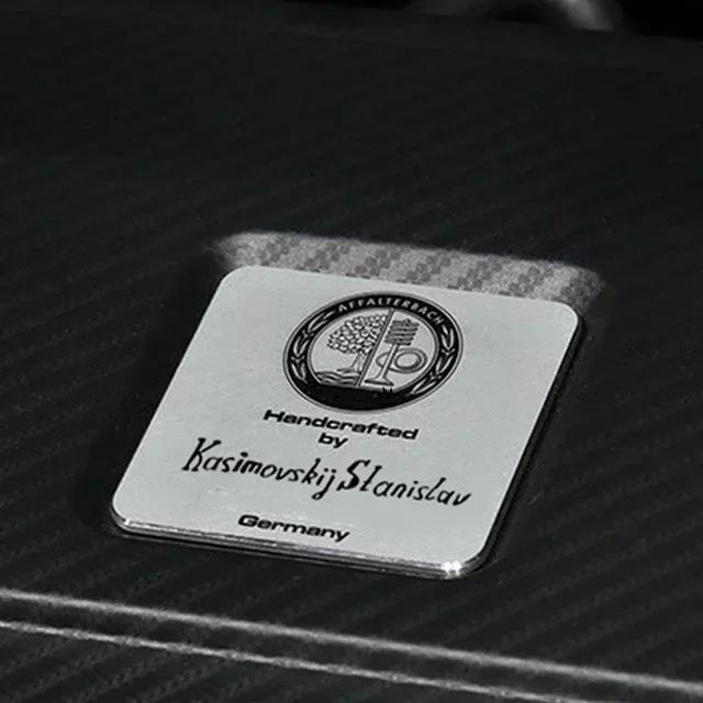 Car Engine Sticker AFFALTERBACH Nameplate Label Emblem Sticker For Mercedes Benz AMG W205 W213 W212 W221 W166 W177 W463 W464 CLA