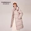 Mark Fairwhale Damen mittellange Daunen-Steppjacke
