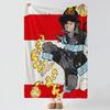 anime F-Fire Force-e Throw Thick Comfort Flannel Quilt, Multi-scene Use Indoor Outdoor Daily Nap