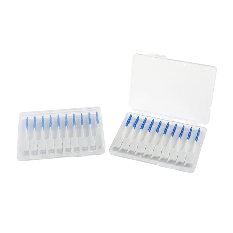 New Product Recommendation Portable Travel Orthodontic Interdental Cleaning Toothpicks Floss Pick Interdental Brushes 48*6mm