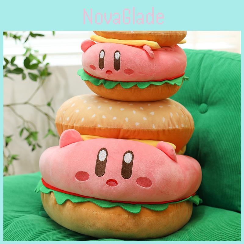 Kirby Water Crystal Plush Toy With Hamburger Shape For Kid Playroom And Gift