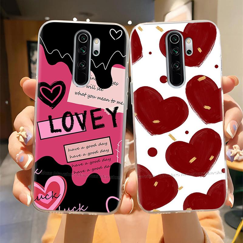 TPU Phone Cases For Redmi Note 8 Pro Case Clear Lovely Flowers Lightweight Cover For Xiaomi Redmi Note8 Pro Phone Housing Fundas