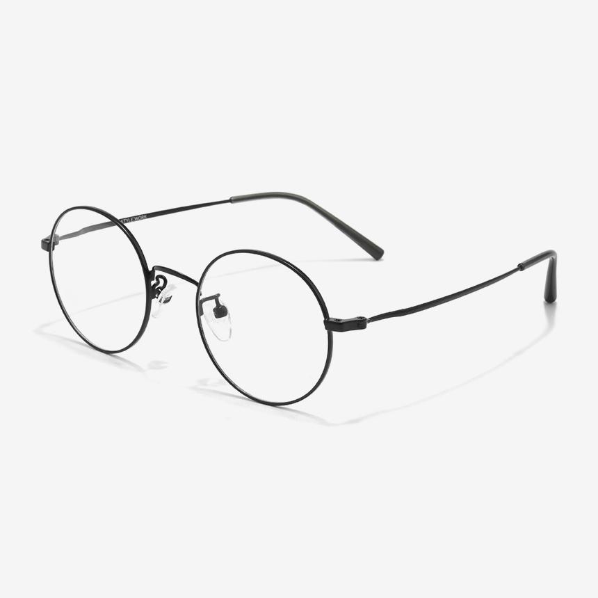 Seutailwokeu Matte Brown Metal Style9 M Mbk 46Mm Stylework Eyeglass Frames