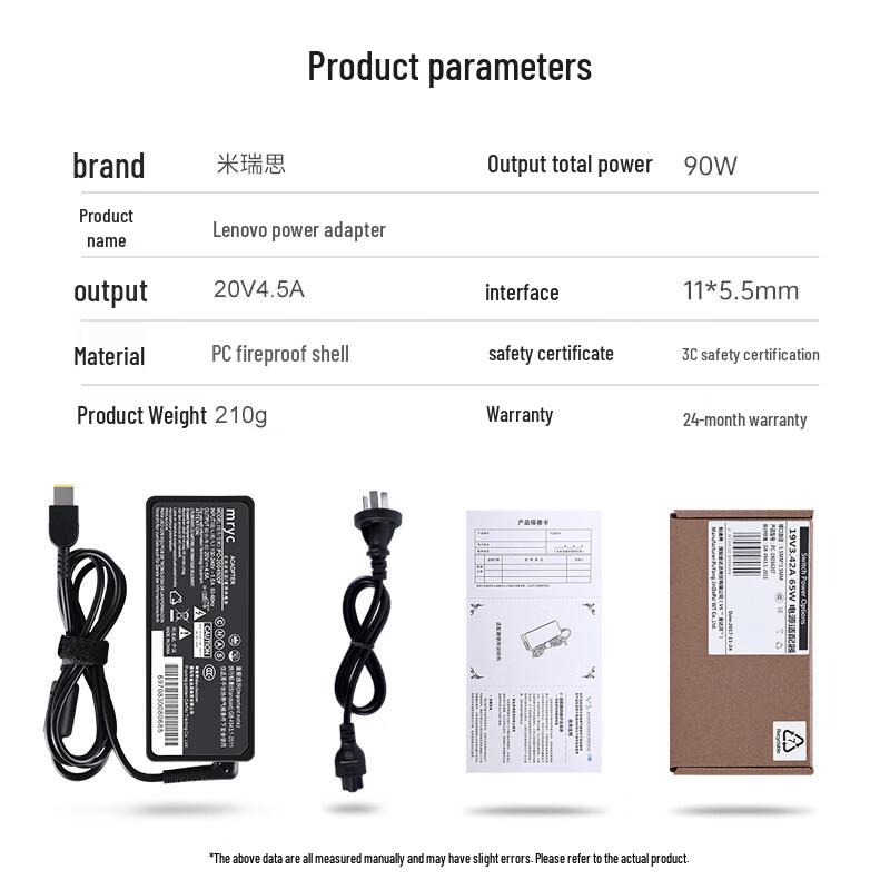 mryc Universal Laptop Power Adapter Charger for Lenovo