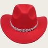 Men and Women Jazz Top Hat Party Festival Stage Performance Simple Top Hat Premium Wool Hat Western Cowboy Hat