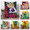 Japanese Anime Manga Denji Chainsaw-Man Children Warm Soft Blankets for Sofa Bed Cover Blanket Suitable for Birthday Souvenir