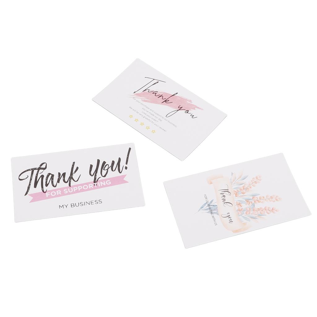 90Pcs Blank Postcards Clear Patterns Glossy Surface White Cardstock for Note Memo Vocabulary DIY