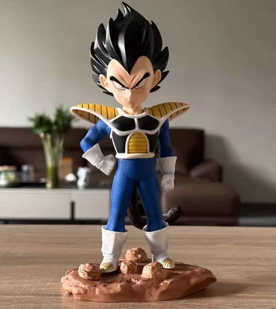 Dragon Ball Hell Vegeta Light Sphere Vegeta Teleportation Sitting Pearl Battle Suit Figure Model GK