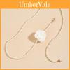 Elegant Simulated Pearl And Rose Decoration Casual Waist Chain For Womens Dress