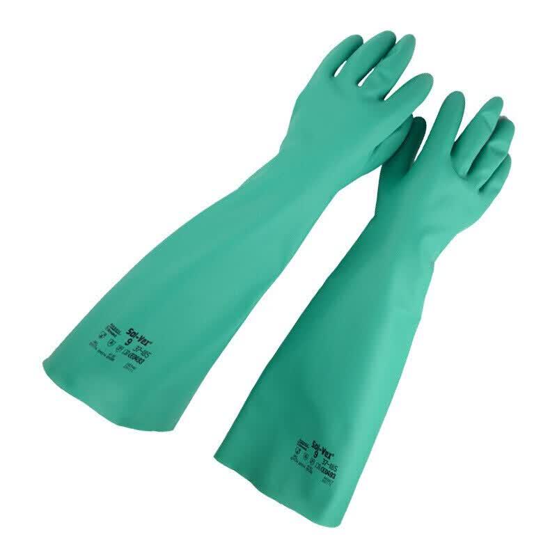 Ansell 37-185 Nitril Chemikalienbeständige Handschuhe