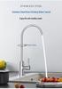 Stainless Steel Brushed Water Purifier Faucet - Double Inlet with 1/4" Tube for Direct Drinking in Kitchen