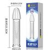 Penis Extension Sleeve Vibrator Extender 8cm Reusable Condoms Soft Delay Ejaculation Dick Sleeve Adult Sex Toys For Men Women