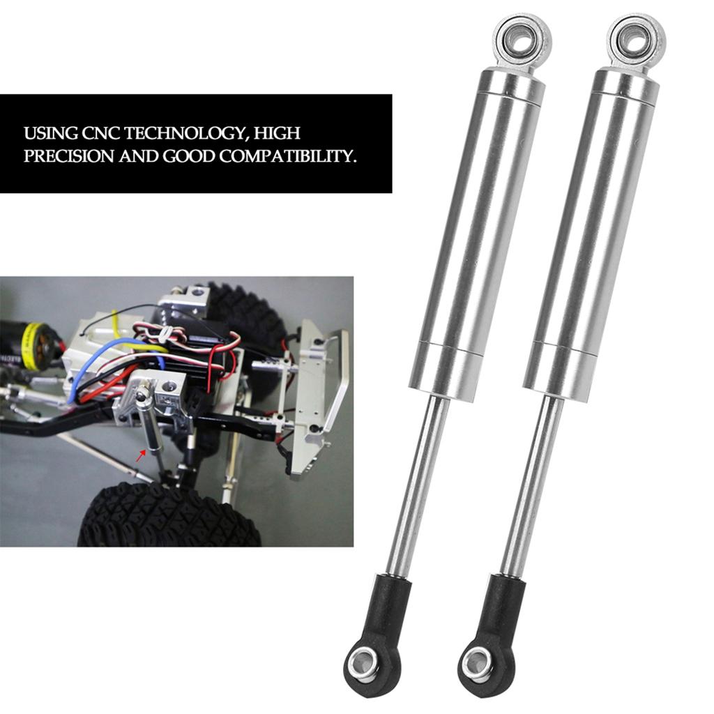 Aluminium Alloy Shock Struts Damper Remote Control Spare Parts for RGT 1 10 RC 86100 RC CrawlerSilver R86007S