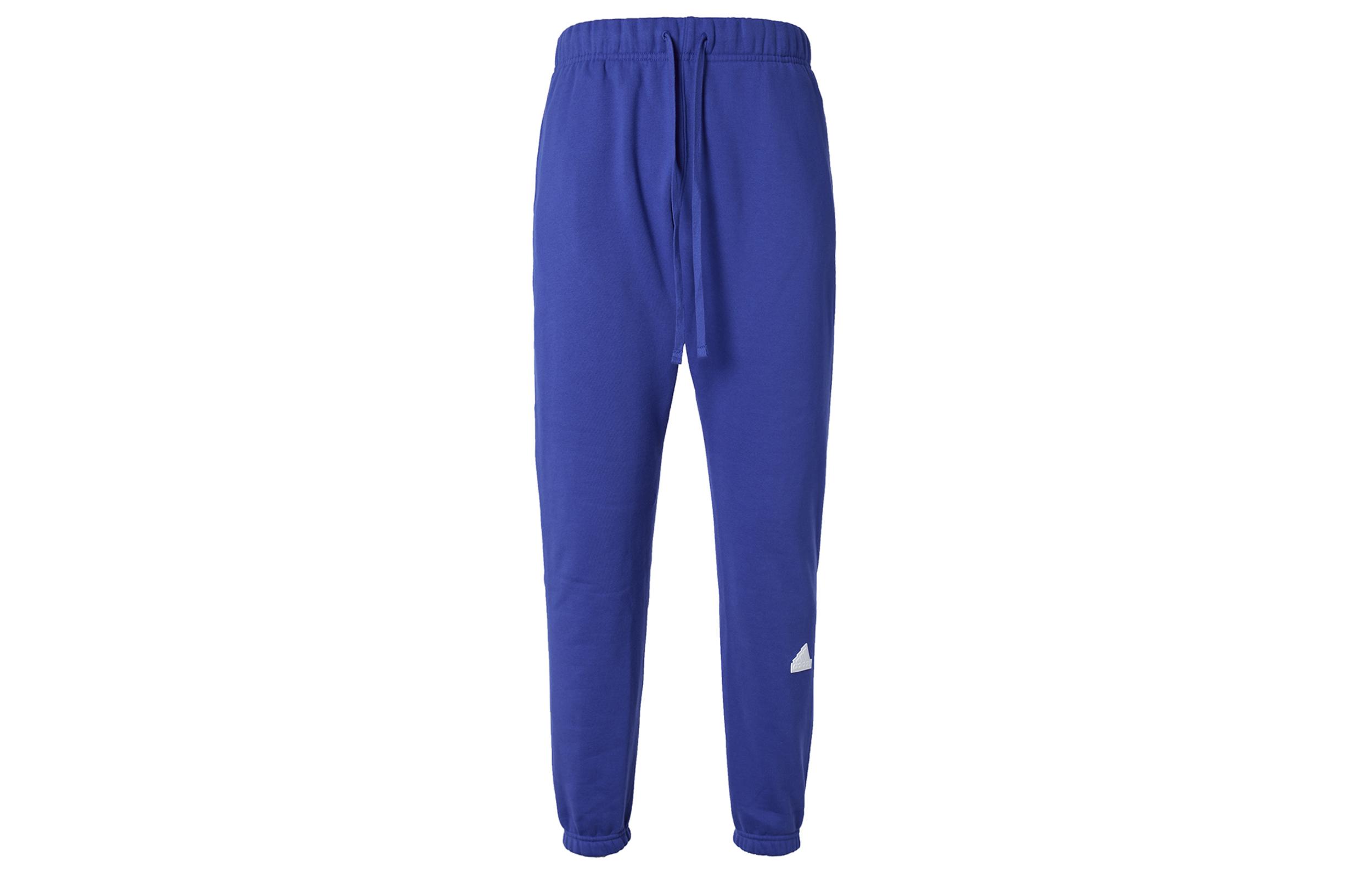 

Adidas Knitted Sweatpants Women s Blue Moderate Cuffed Pants HM2864 L