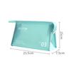Trendy Travel Pvc Toiletry Bag In Soft Green For Makeup And Storage Toiletry