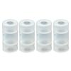 4 Peças/2 Peças AA/LR6 Para C/R14 Caixa Adaptadora de Bateria Conversor de Caixa Troca-pila Suporte Transparente AA Para C Caixa LR06 Para LR14 Caixa Adaptadora