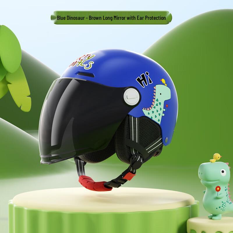 Miling Children s Summer Electric Scooter Half Helmet Kids One Size