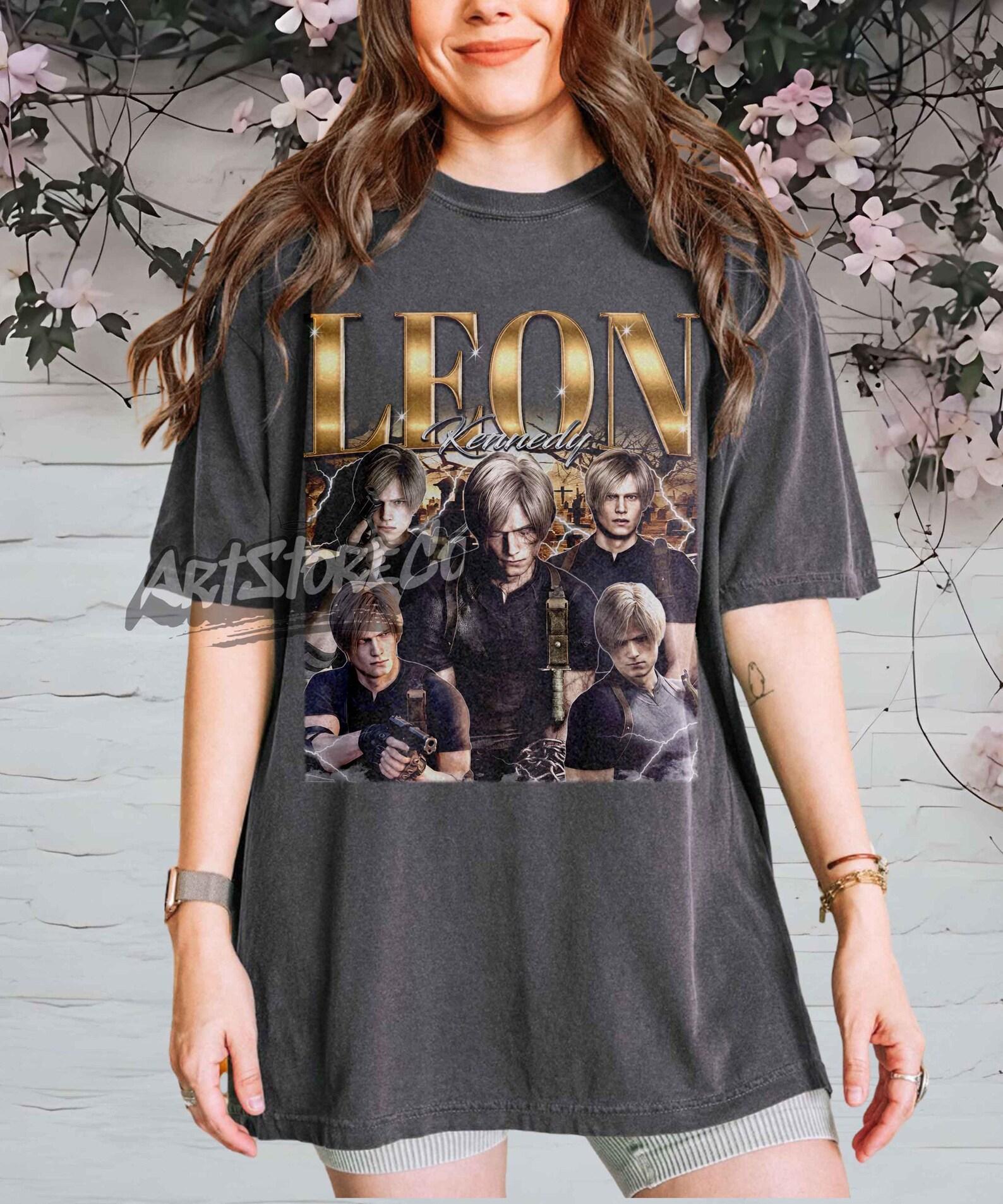 Leon Kennedy Shirt, Vintage Inspired Video Game Apparel 4XL