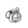 Waistband Chastity Lock - Stainless Steel Hollow Penis Cage