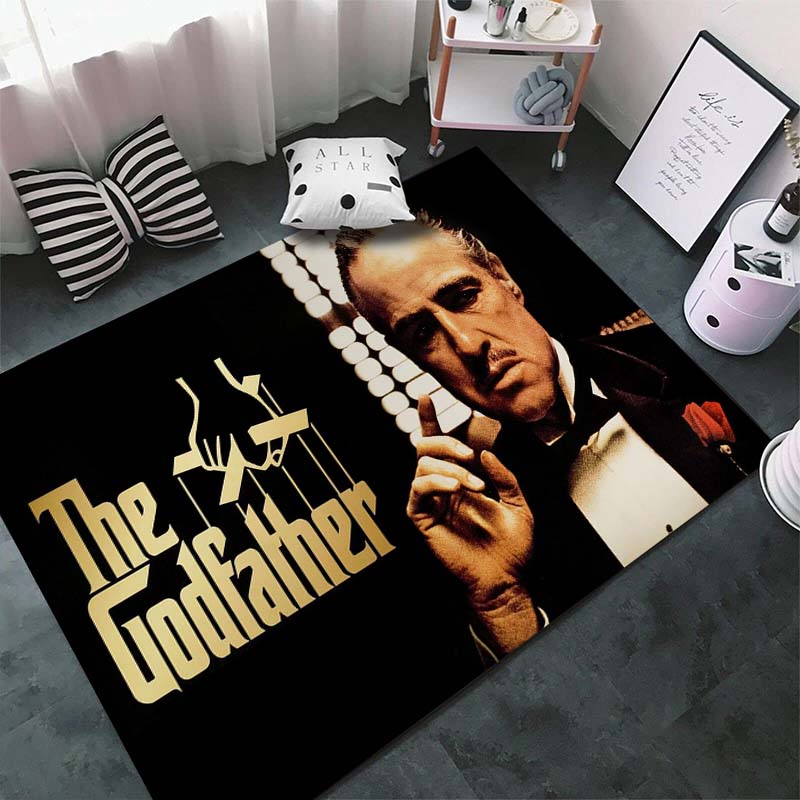 Classic The Godfather Mafia Retro Carpet Rugs for Living Rooms Bedroom Home Decor Non -slip Floor Mats Kitchen Mat Luxury Gifts