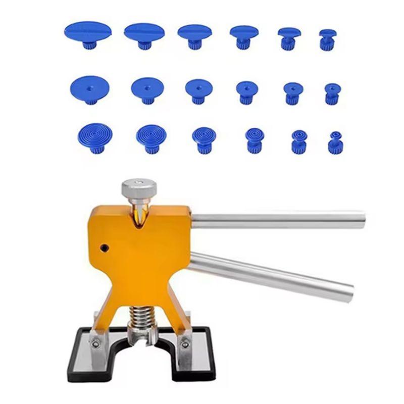 

Premium Car Paintless Dent Remover Kit 19Pcs Sturdy Metal Puller For Hail Pit For Vehicle Repairs