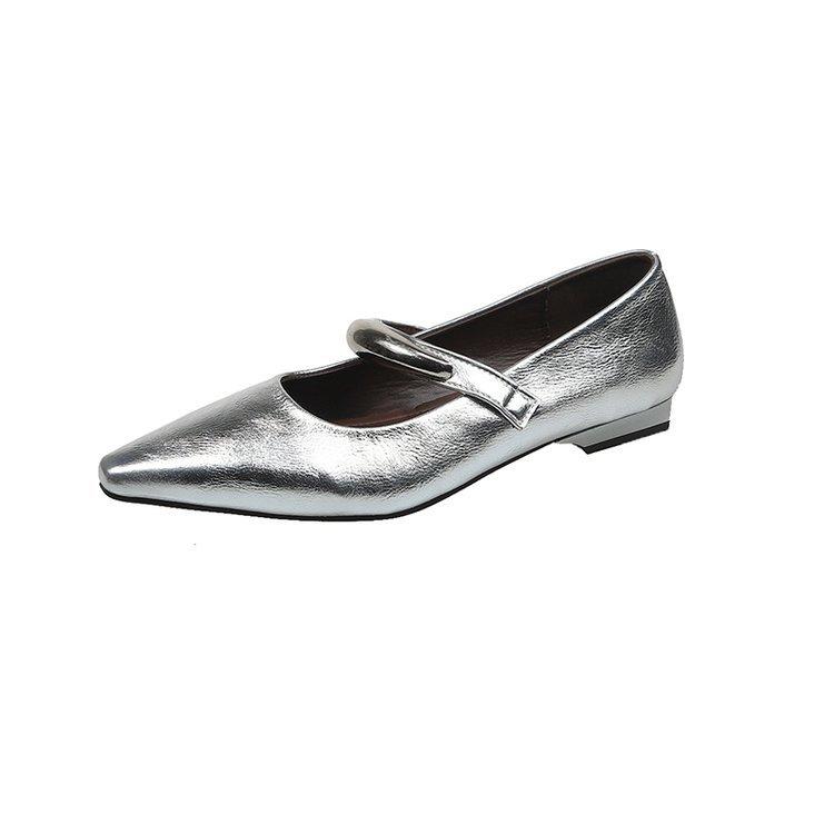 [Armano] Damen Mary Janes mit weicher Sohle und Innenhöhe 2025 Frühjahr und Herbst neu Einriemen mit Rock Einzelne Schuhe Tide