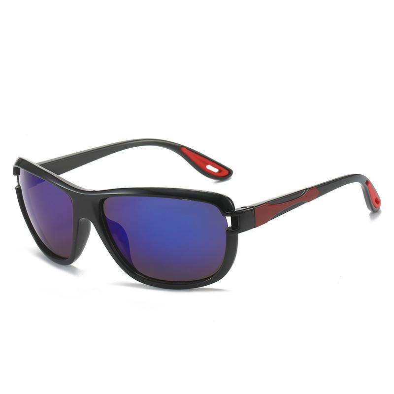 Colorful Trendy Sunglasses, Men'S And Women'S Outdoor Sunshades, Cycling Glasses, Pc Sports Glasses