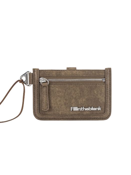 

FILLINTHEBLANK Cabinet Card wallet (brown) brown