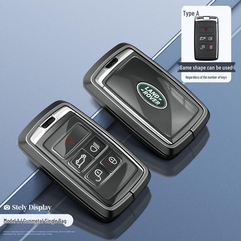 Land Rover Schlüsselhülle: Aluminiumgehäuse für Range Rover Sport, Velar, Evoque, Discovery, Freelander.