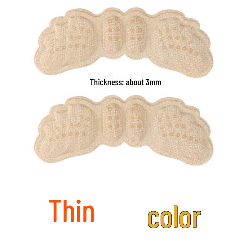 4D Wing Glue Heel Cushions: Invisible, Anti-Slip, Anti-Wear Stickers for High Heels