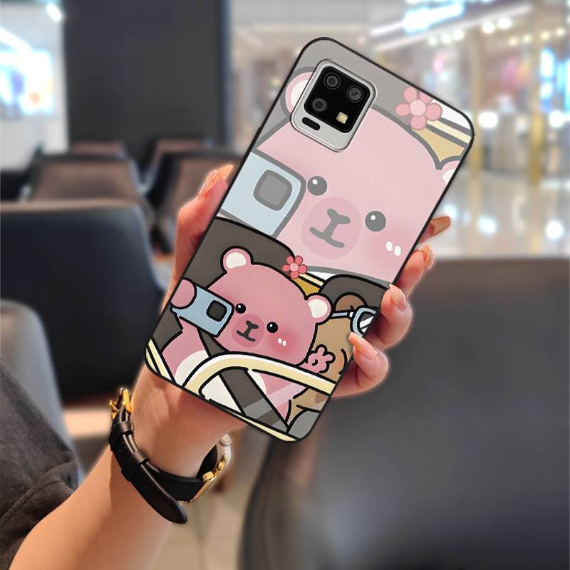Durable Fashion Design Phone Case For Sharp Aquos Zero6/Aquos Air Cartoon Anti-dust TPU Protective Full Wrap Silicone