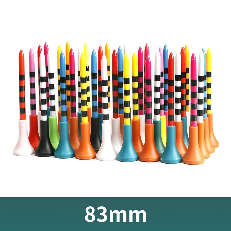 Fengyi Plastic Golf Tees with Soft Rubber Head (100-Pack)