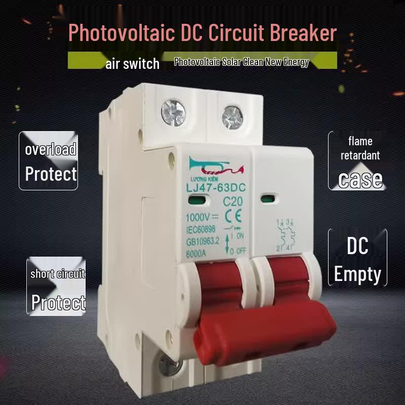 63A DC 1000V 2P Photovoltaik-Leitungsschutzschalter