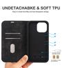iPhone 15 Anti-Theft Leather Case with MagSafe, Wireless Charging, and Card Holder