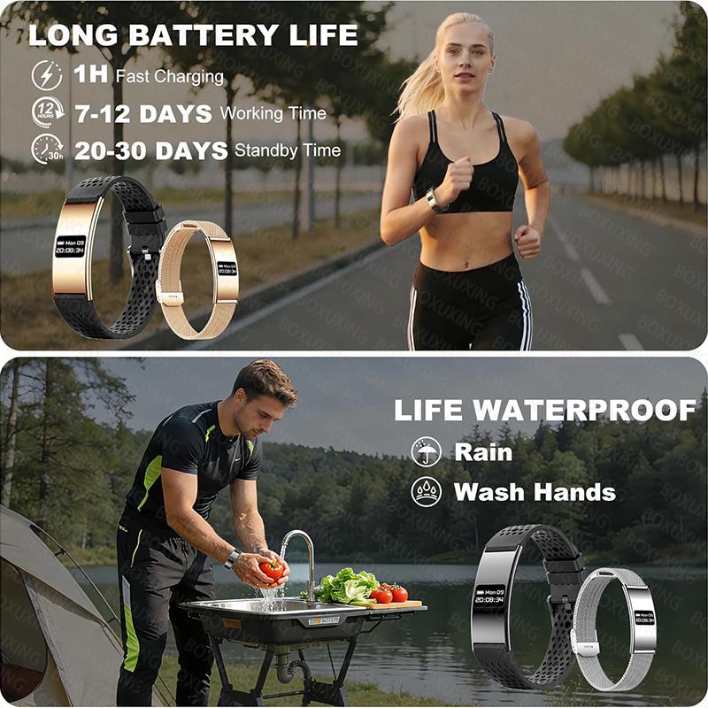 New 2.8mm Ultra Thin Long Battery Life Smart Bracelet IPX8 Waterproof Sport Bracelet Health Monitor Men Women Smart Watch