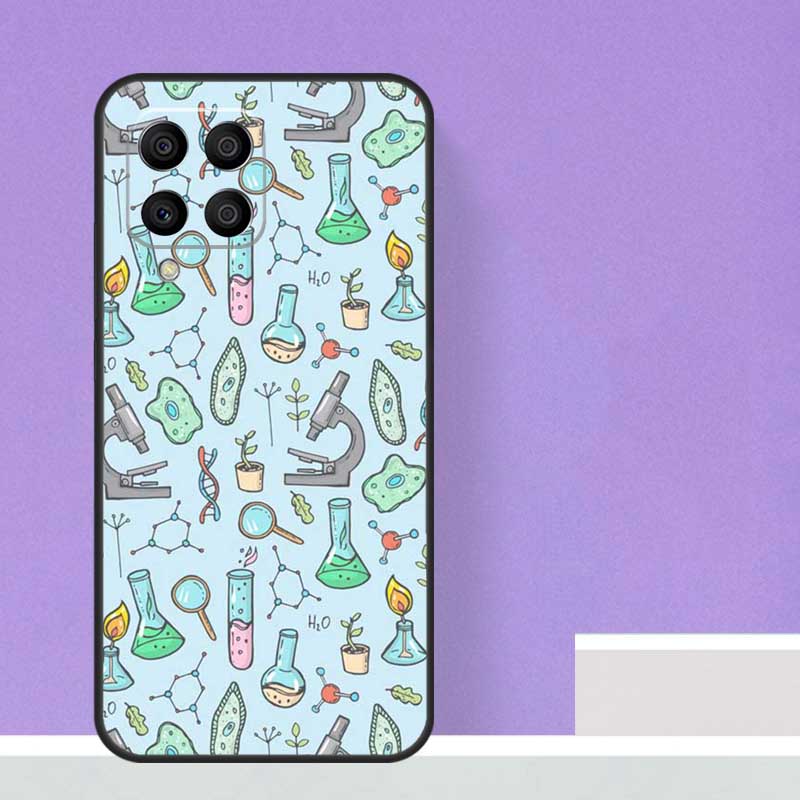 Biology Chemistry Case For Samsung Galaxy M31 M16 M36 M56 M33 M53 M13 M12 M32 M52 M20 M15 M55 M14 M35 M34 M54