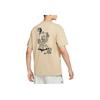 Nike Cartoon Print Casual Crew Neck Short Sleeve T-Shirt Men Tops Beige DR8915-250