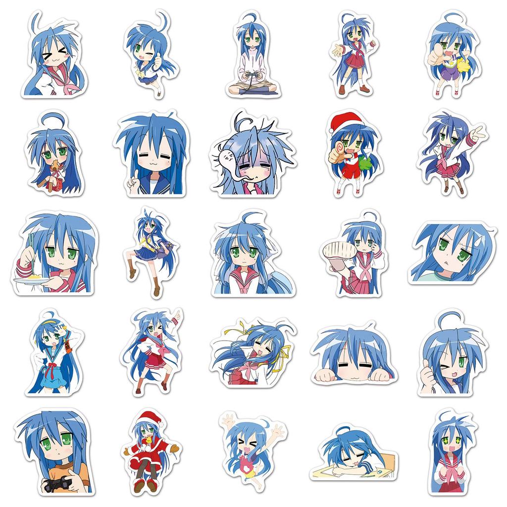 Izumi Kyouka Anime Stickers: 50 Lucky Stars for Journals, Notebooks, Skateboards, Scooters