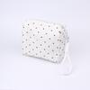 Ins Simple Polka Dots Cosmetic Bag Portable Makeup Bag Travel Storage Pouch Large Capacity Toiletry Zipper Bag Girl Gifts