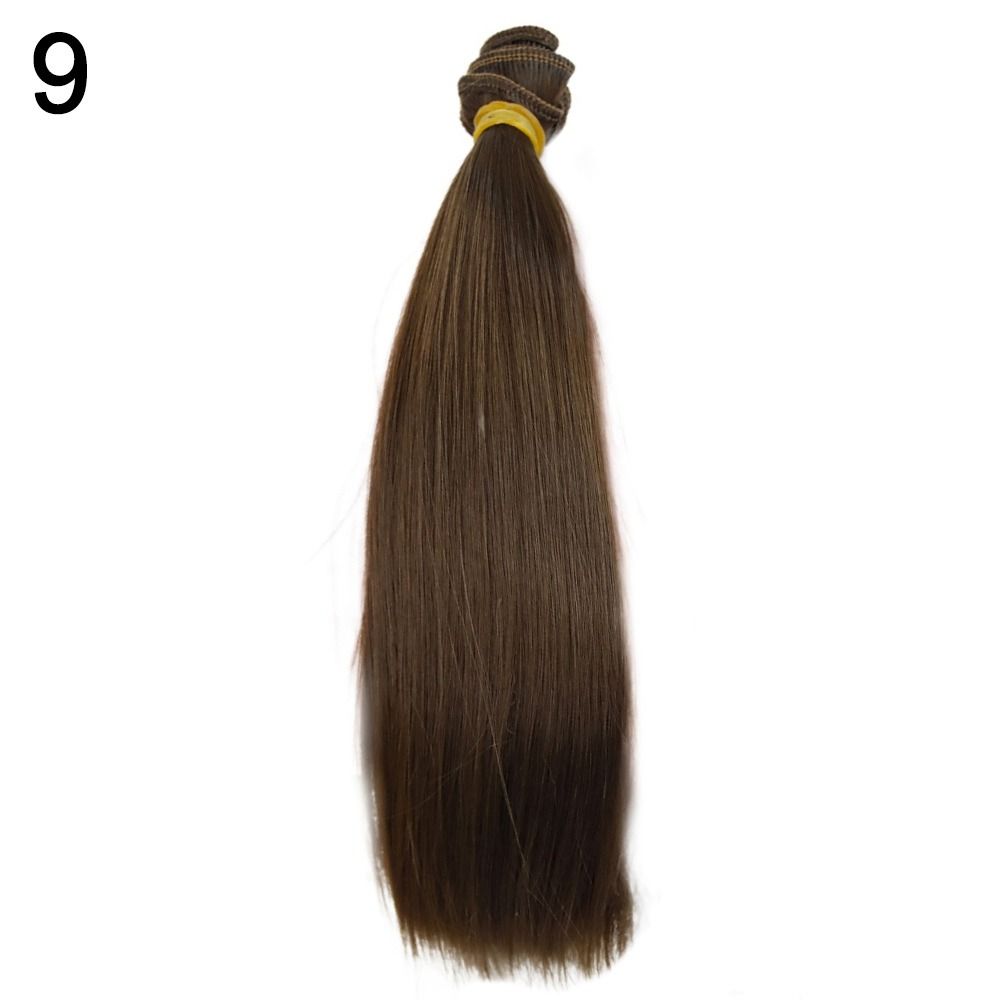 

Синтетическое волокно высокотемпературная проволока кукольные парики парик волосы куклы своими руками аксессуары длинные прямые 9