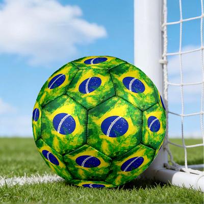 Brazil Artwork Printed Size 5 Soccer Balls, High-Quality, Anti-Slip, Protective Football, A Unique Gift , Birthdays, Christmas Gifts